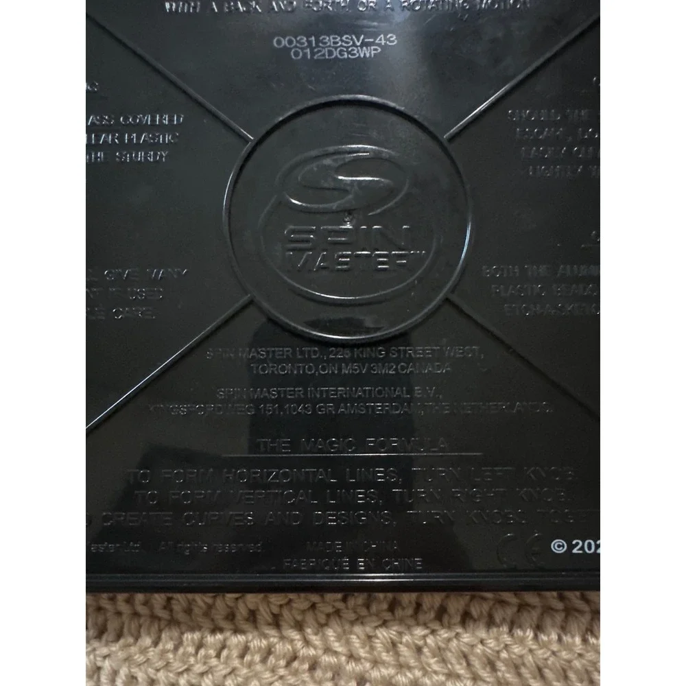 Etch A Sketch 60th Anniversary Monopoly Edition Drawing Toy 2020 Hasbro White